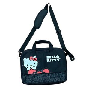 Hello Kitty Black  Laptop Case Messenger Bag Shoulder Strap 2011